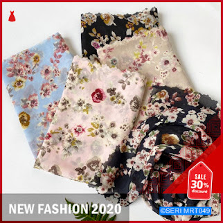 MRT049H154 Hijab Segiempat Lasercut Sakura Terbaru BMGShop