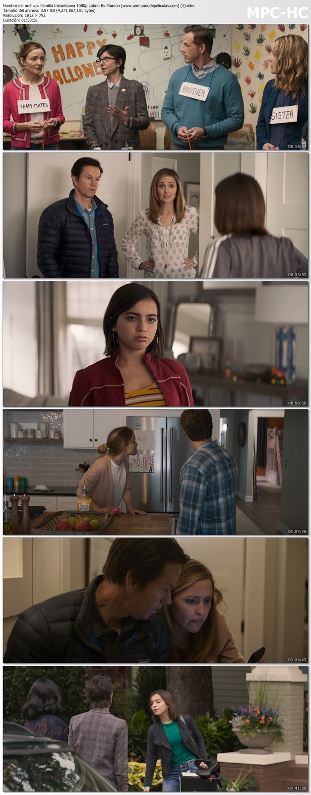 Capturas de la película.