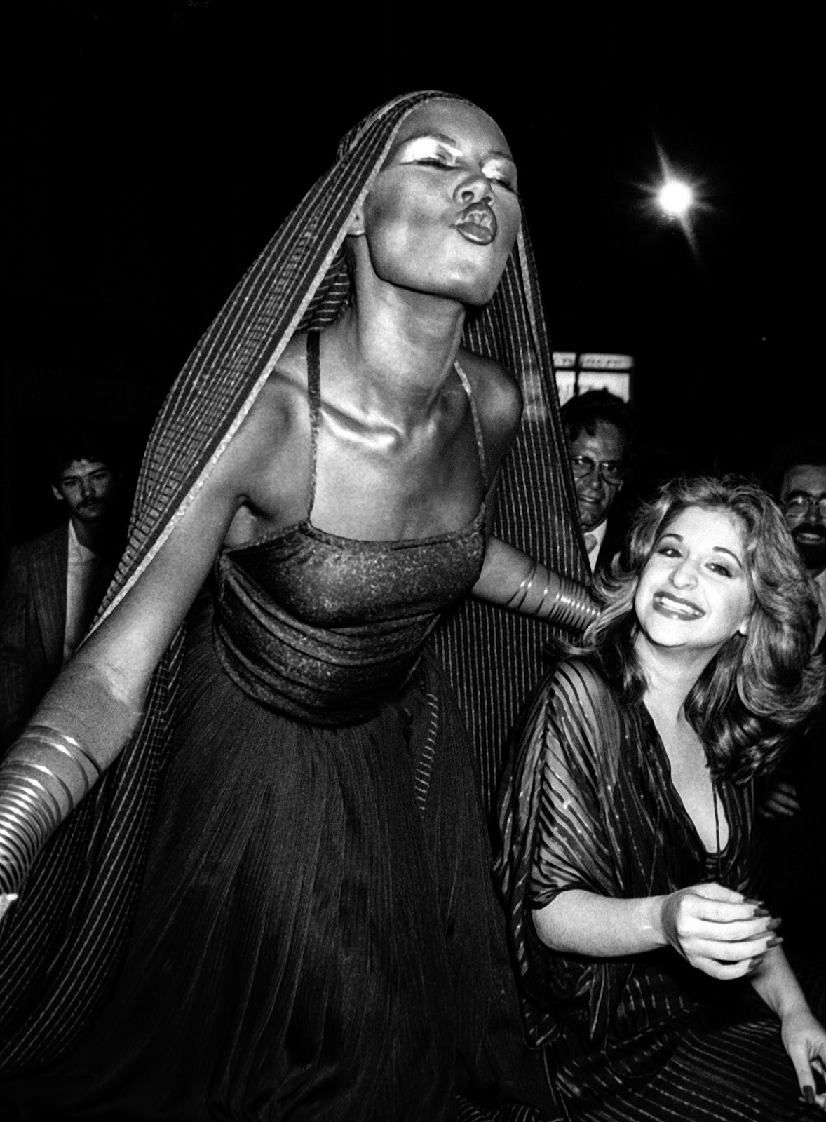 Crazy Pictures of Grace Jones Celebrates Her 30th Birthday With Her