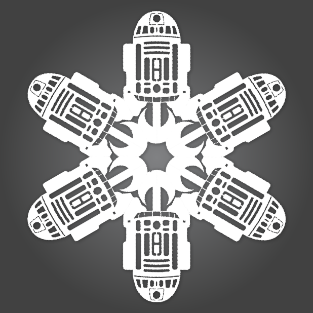 R2D2 snowflake
