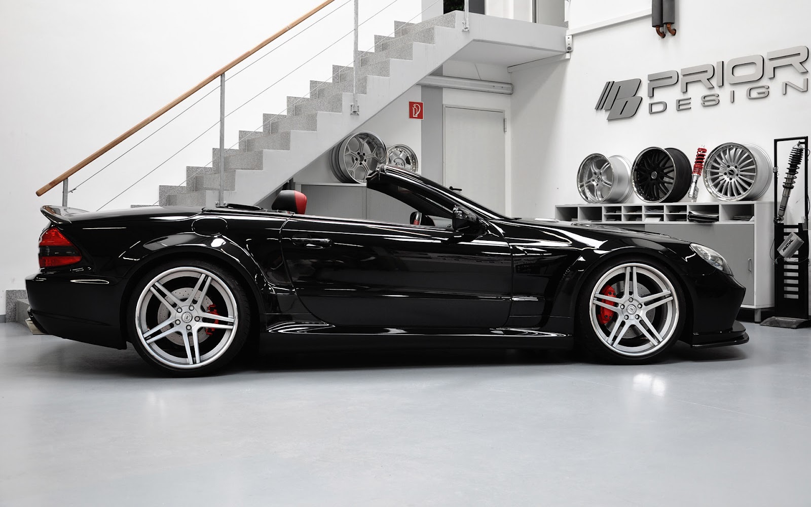 Wallpapers of beautiful cars: Mercedes Benz SL R230 Black Edition by ...