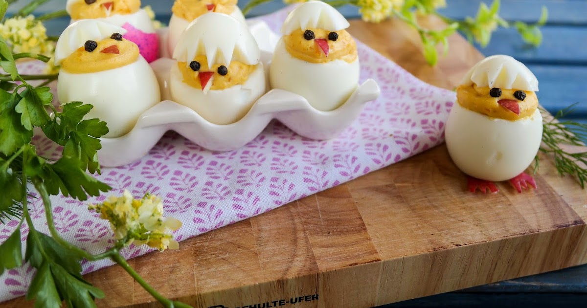 Jankes*Soulfood : Gefüllte Eier in Kükenform