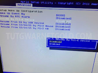 Cara Setting Wake On LAN BIOS Cara Setting Wake On / Wake Up LAN BIOS