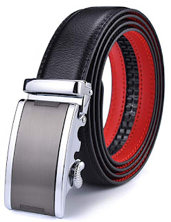 Men's Belt, Xgeek Ratchet Belt of Genuine Leather 1 3/8 Adjustable ...