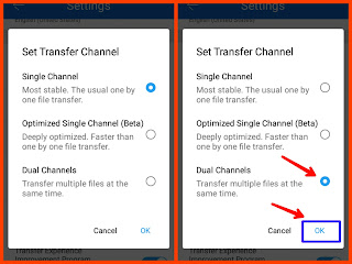 How To Receive Multiple Files At The Same Time | dual channel How To Receive Multiple Files At The Same Time