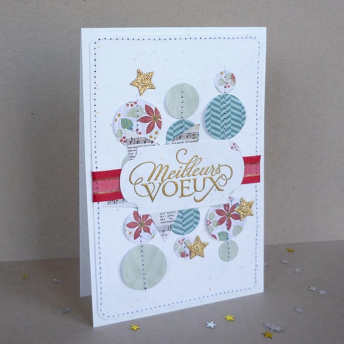 Season's Greetings homemade card
