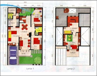 Kumpulan Denah Rumah Minimalis 2 Lantai Modern Terbaru Kumpulan Denah Rumah Minimalis 2 Lantai Modern Terbaru