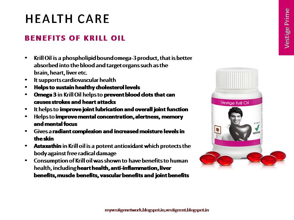 Vestige Digital Network KRILL OIL