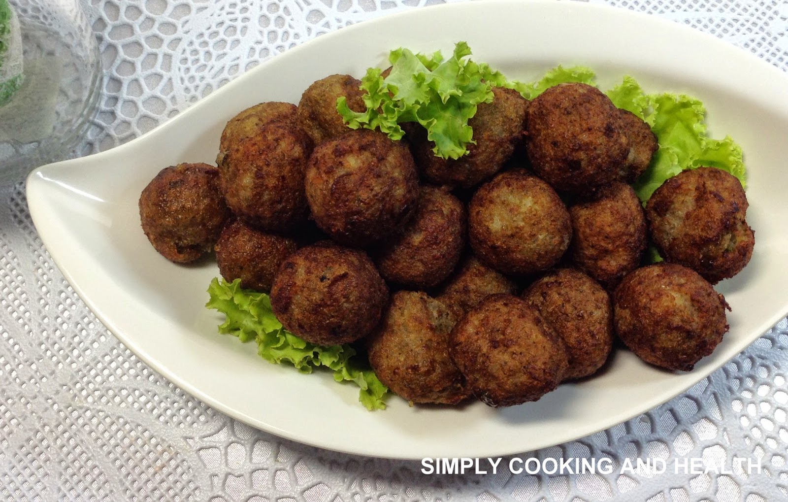Simply Cooking and Health Mushroom Balls (Fried and baked)