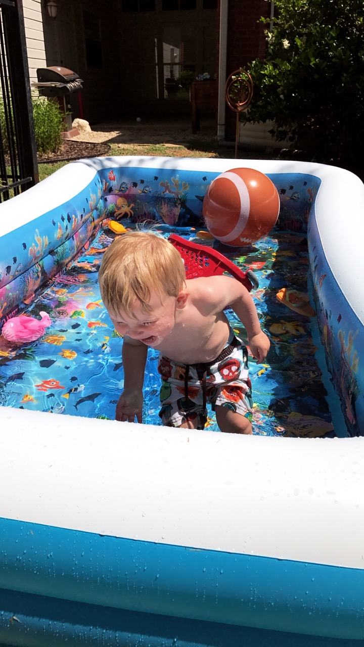 Hold the Gluten Please: Blow up pool