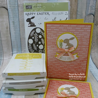 Hello Easter Cute Bunny Spring Card Stampin Up