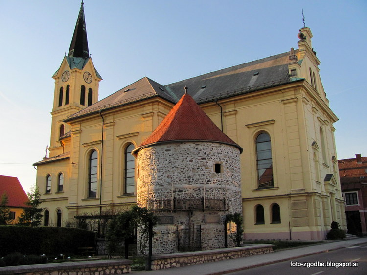 Žalec, staro mestno jedro, cerkev sv. Nikolaja Slovenija, Štajerska
