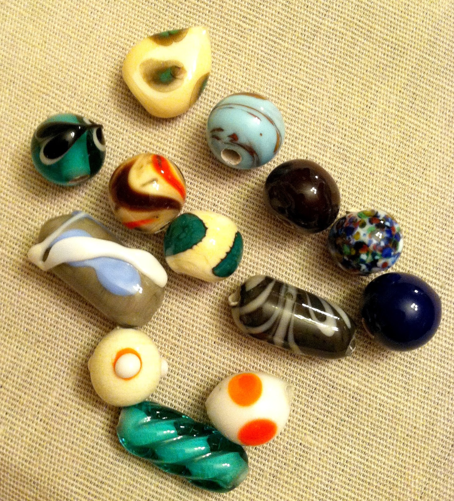 Mustard Bead by Stephanie Perry Glass bead class