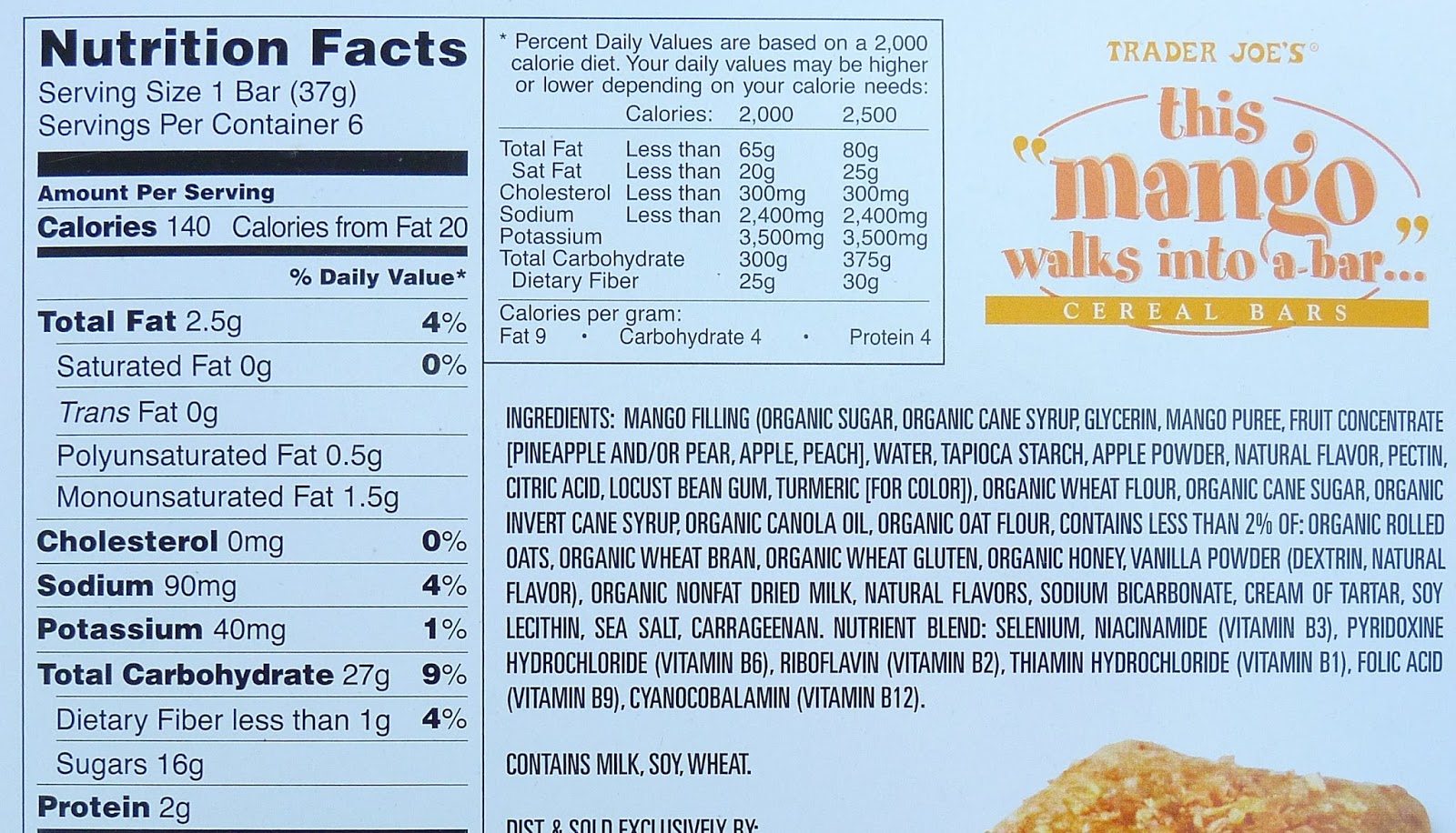 What's Good at Trader Joe's? Trader Joe's "this mango walks into a bar