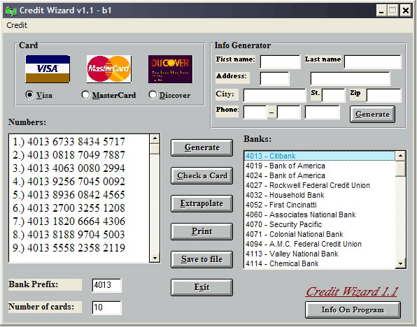 Credit Card Hack With Valid CVV ~ Free Software Downloads