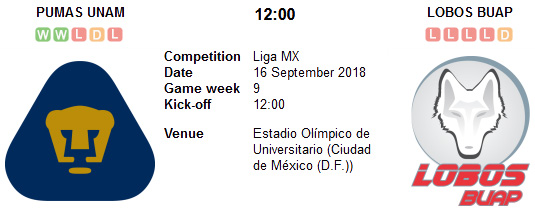 Pumas UNAM vs Lobos BUAP en VIVO Pumas UNAM vs Lobos BUAP en VIVO
