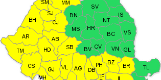 Prima zi cu cod galben de caniculă în Oltenia