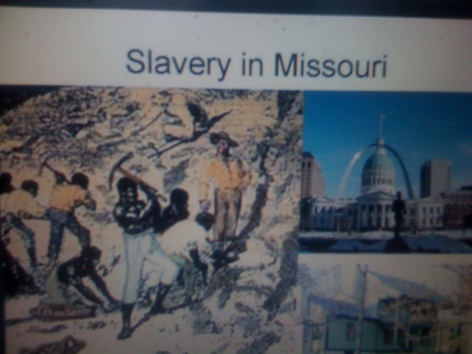 THE BLACK SOCIAL HISTORY BLACK SOCIAL HISTORY SLAVERY IN MISSOURI