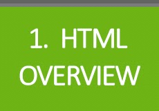 HTML OVERVIEW HTML OVERVIEW