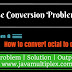 How to convert Octal number to Decimal number in Java?