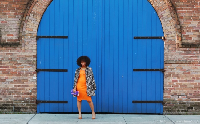 DIY Tangerine Pumpkin Bodycon Dress Hip Candy Orange Bodycon Dress DIYStyle Fashion Sewing