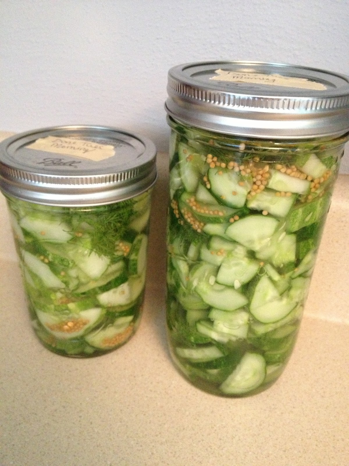 Food For Thought Recipes & Ideas for Healthy Living Pickled Cucumbers