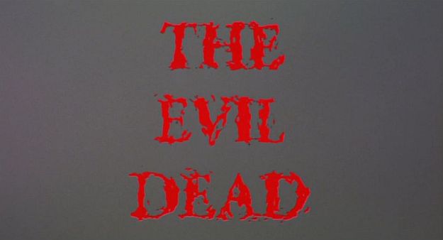 The Evil Dead title screen