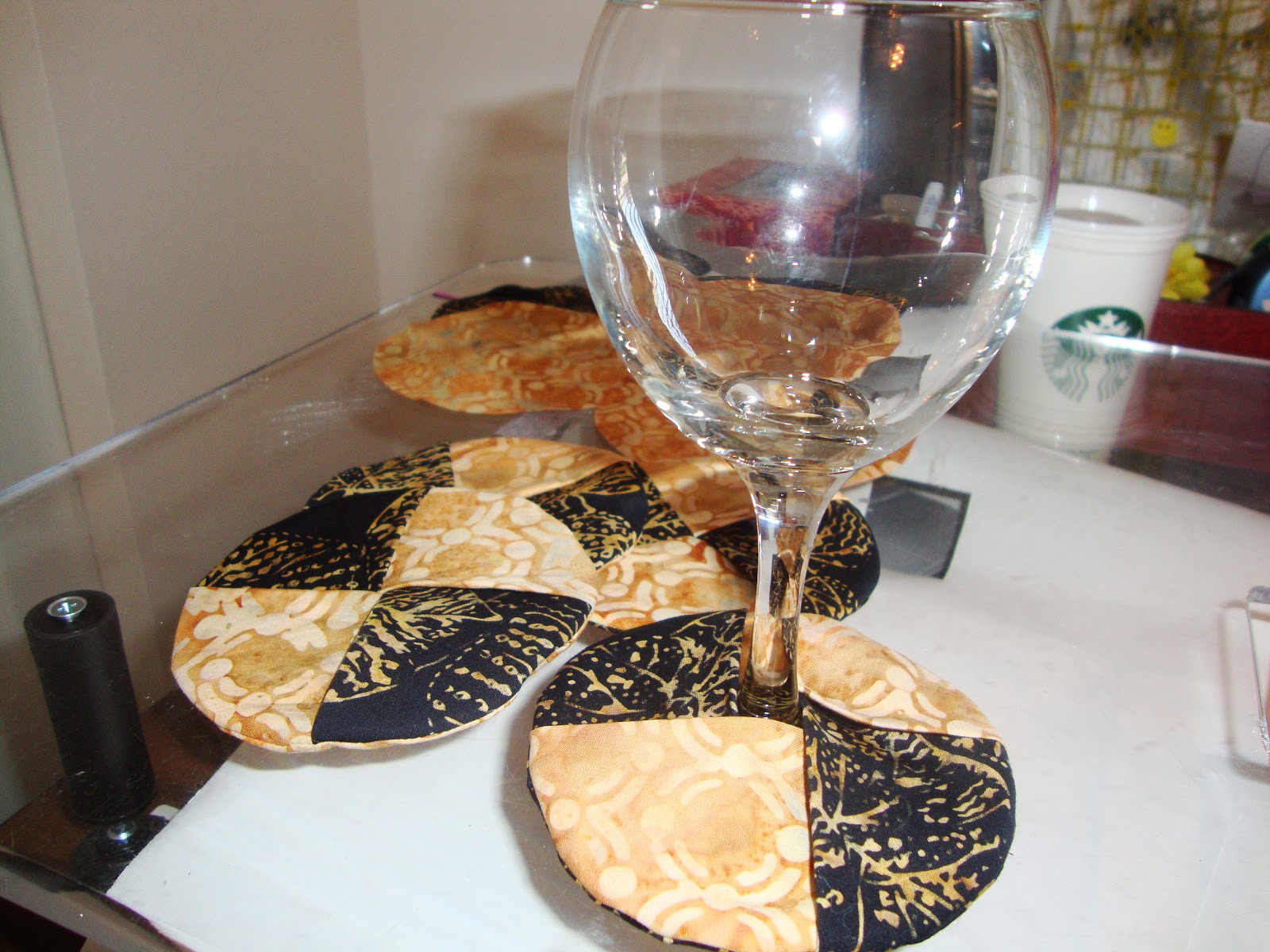 Wine Glass Koozie Pattern