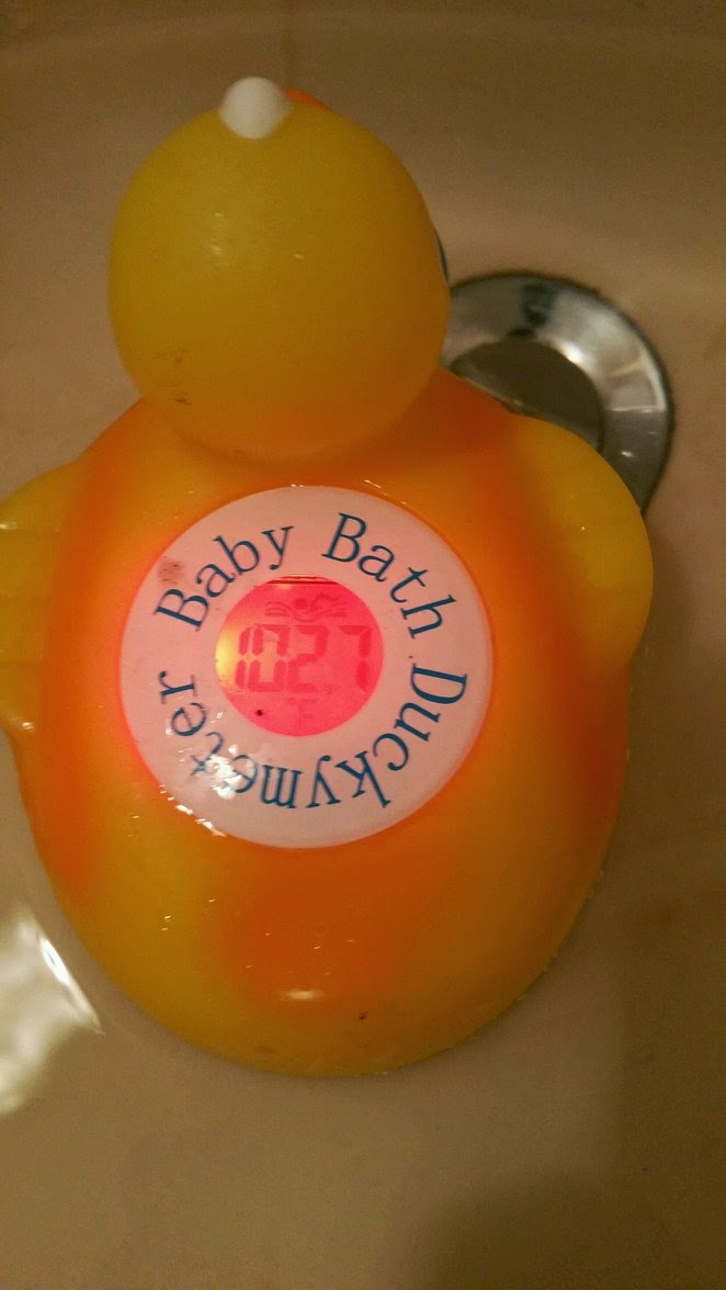 Cassie's Ramblings Baby Bath Ducky Meter