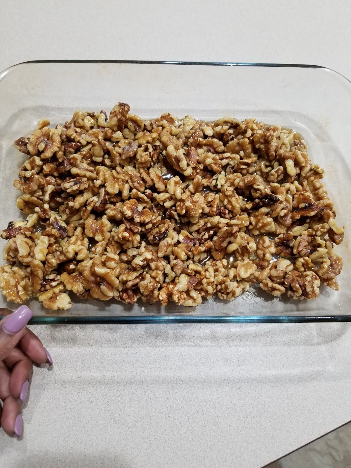 The Vegan World Traveler Vegan Recipe Agave Candied Walnuts...A