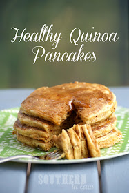 Healthy Quinoa Pancakes - Gluten Free, Low Fat, Whole wheat