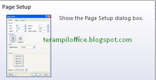 Terampil Office Page Setup Pengaturan Halaman Pada Microsoft Word Terampil Office Page Setup Pengaturan Halaman Pada Microsoft Word
