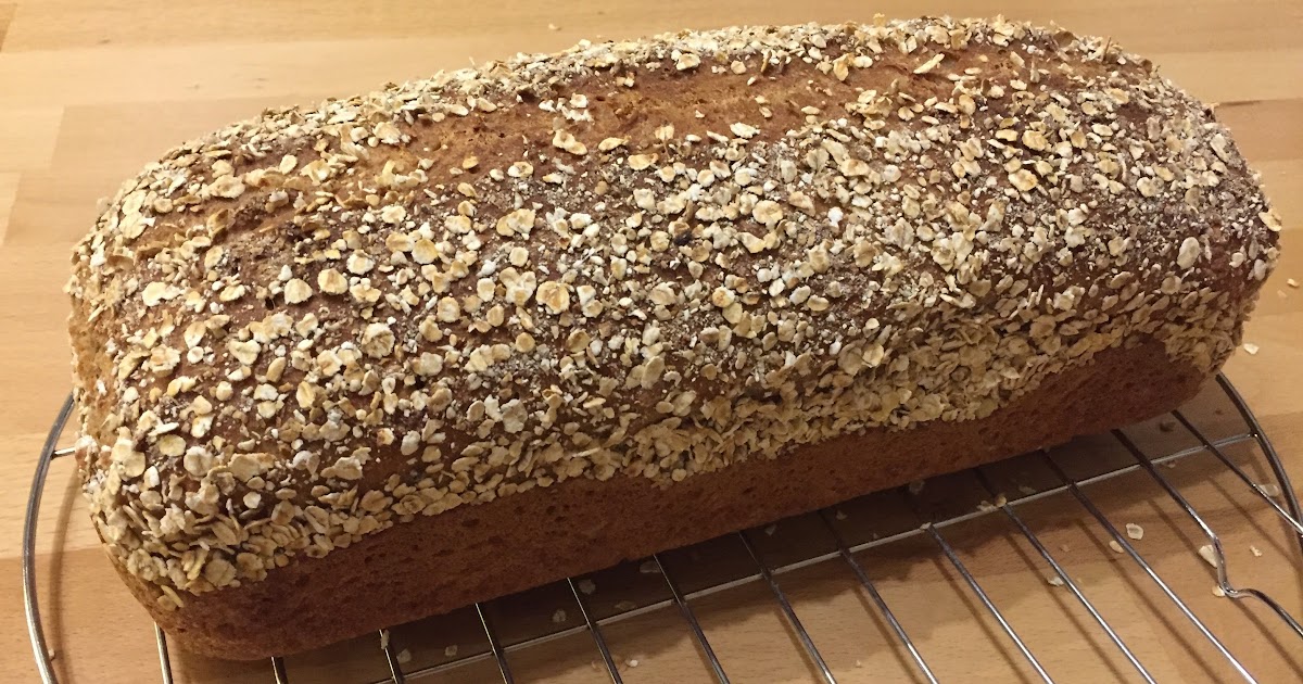 Backen mit Jens - Rezepte und mehr : Dinkelvollkornbrot mit Haferflocken