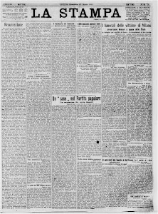 LA STAMPA 27 MARZO 1921