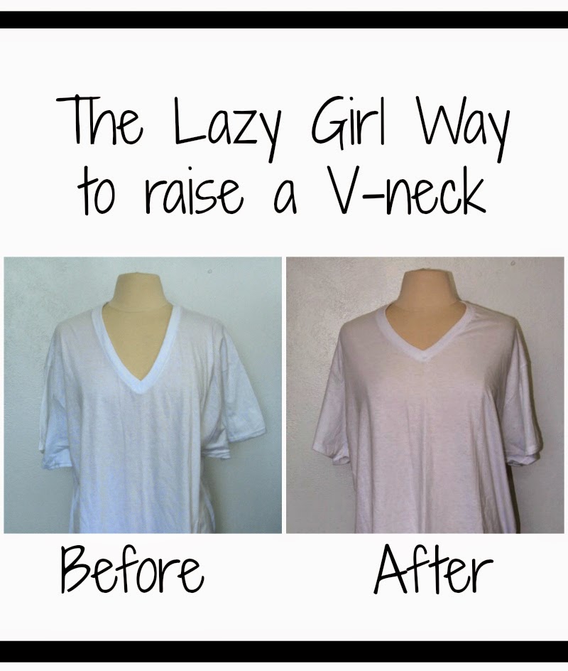 Sewing Tutorial: How to Make a Neckline Higher featured by top US sewing blogger, Kara Metta | Tutorial on a super quick way to raise a neckline that is too low. It only takes one dart!