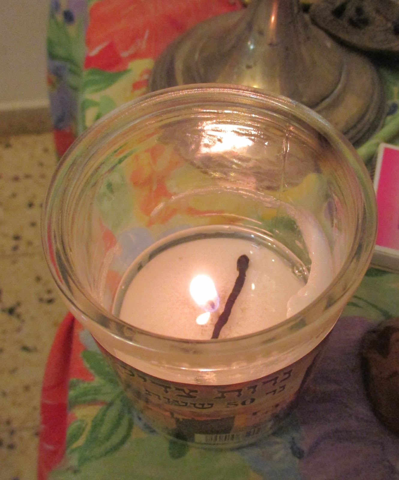 A Jewish Grandmother Those "24 Hour" Candles, Warning