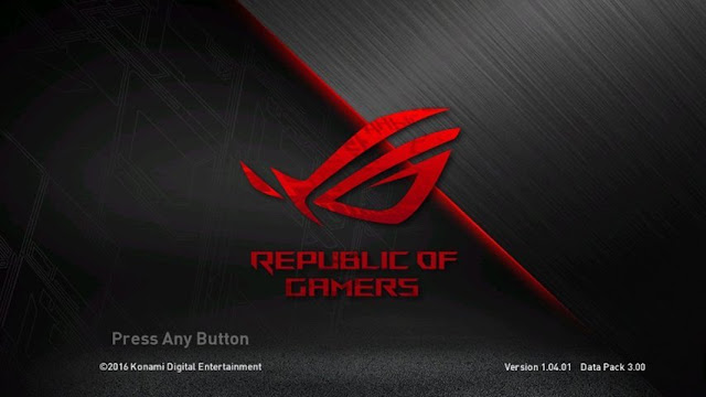 ROG Start Screen PES 2017 ROG Start Screen PES 2017