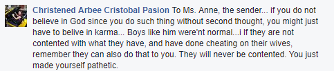 "Sakin sya sa umaga. Dun sya sa asawa nya sa gabi." -- Mistress Shares Her Story About Her Married Boyfriend "Sakin sya sa umaga. Dun sya sa asawa nya sa gabi." -- Mistress Shares Her Story About Her Married Boyfriend