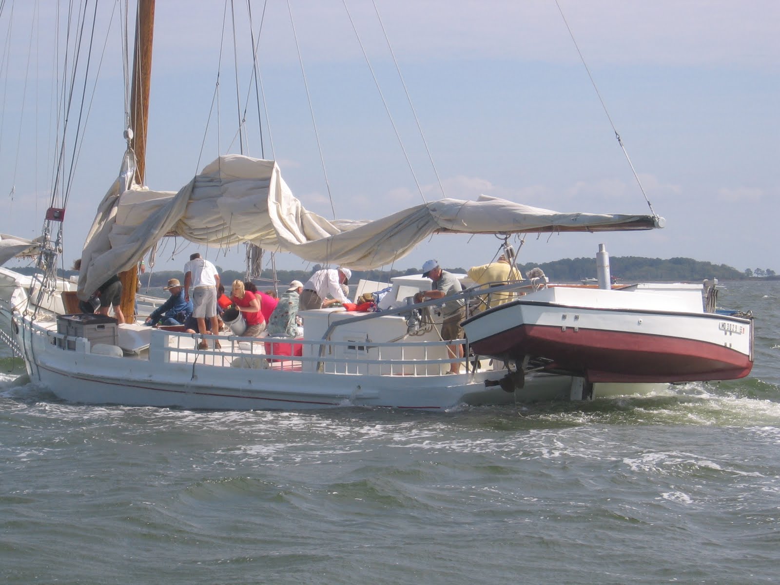 Tangier Sound Fishing Deal Island, Labor Day Weekend Part II Sinking