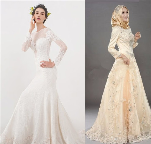 gaun pengantin brokat gaun pengantin brokat