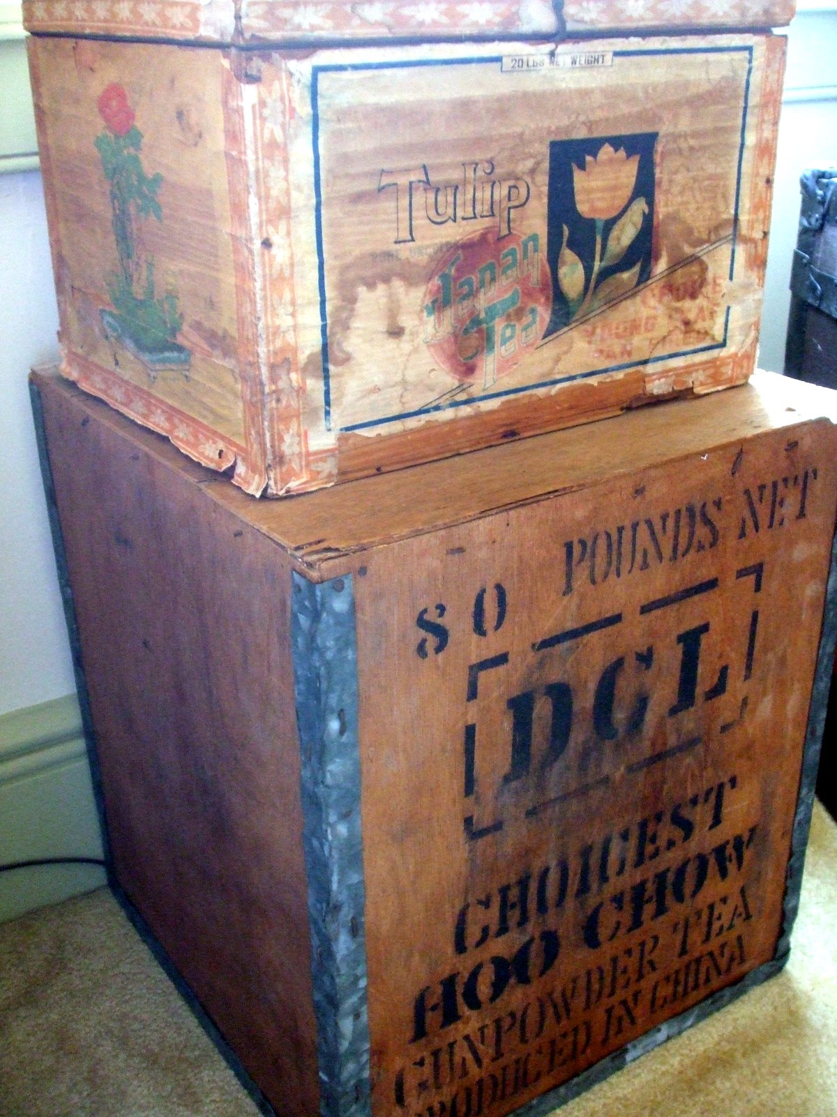 Rosemary's Sampler Antique Tea Boxes
