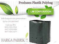 Harga Polybag Murah untuk Agrobisnis, Kualitas Super dan KW