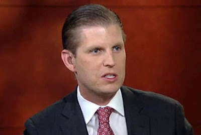 Eric Trump blasts his Dad’s haters, says they're not people