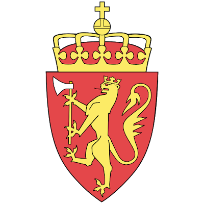 Logo Gambar Lambang Simbol Negara Norwegia PNG JPG ukuran 400 px