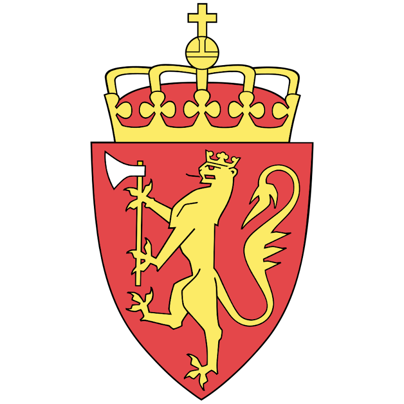 Logo Gambar Lambang Simbol Negara Norwegia PNG JPG ukuran 800 px