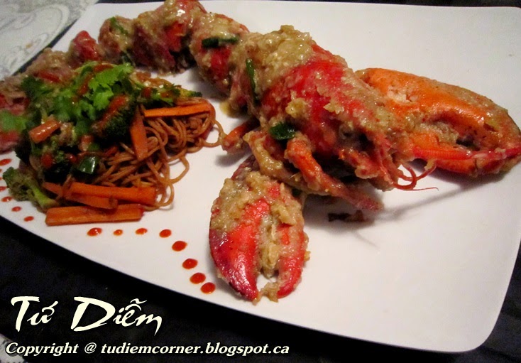 Tôm Hùm Xào Hành Gừng TuDiem's Corner