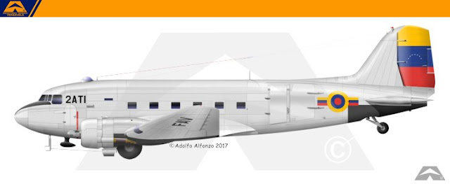 venezuela C-47 1954 escarapela nacional ceo dir 119 cucarda insignia