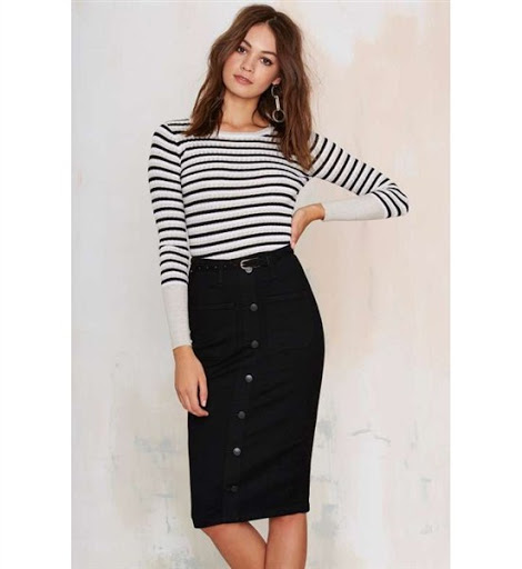 high waisted black denim skirt high waisted black denim skirt