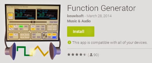  Function Generator App Page