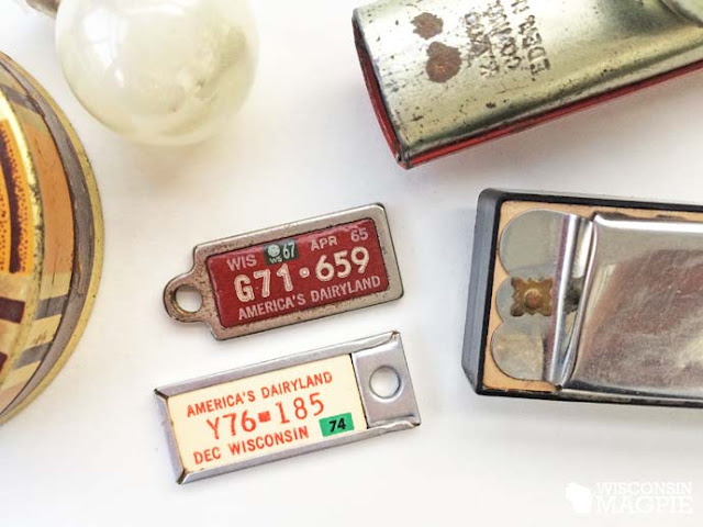 miniature Wisconsin license plates